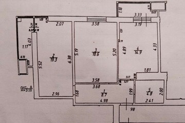 2-к квартира, 66,3 м², 10/19 эт.