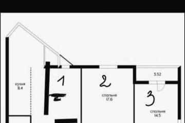 3-к квартира, 89 м², 5/24 эт.