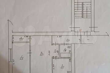 2-к квартира, 44 м², 1/3 эт.